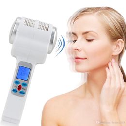 Ultrasonic cold and hot hammer cryotherapy skin rejuvenation therapy to enhance beauty massage skin care