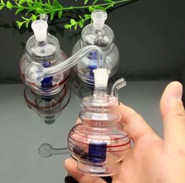 new Europe and Americaglass pipe bubbler smoking pipe water Glass bong The Colour dish Silk Mini lantern pot is well filtered