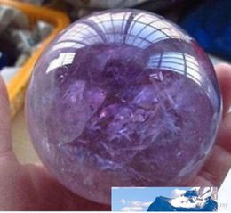 wholesale Hot hot-selling Natural Pink Amethyst Quartz Stone Sphere Crystal Fluorite Ball Healing Gemstone 18mm-20mm Gift for Familly Friends Free Shipping