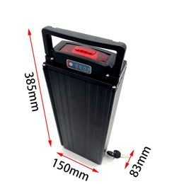 Electric Bicycle 48V 20ah 27ah Rear Rack Battery with tail light Big Capacity EBike Luggage US/EU/AU/UK E Bike Charger