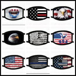 Fashion Face Masks Trump American Election Supplies Dustproof Print Mask Universal For Men And Women Washable Breathable Flag Mask Best Sale