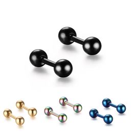 Fashion Men Women Luxury Earrings Double Little Balls Cute Stud Earrings For Women Free Shipping