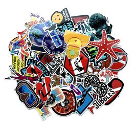 3Sets 180PCS Extreme Diving Waterproof Stickers Motorcycle Trolley Case Stickers
