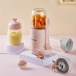 Bear LLJ-C04J1 200W 220V Portable Multi-functional Baby Food Blender Juicer Machine Meat Grinder with 3 Cups