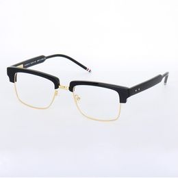 2020 new High-quality TB806 designer glasses male big-square frame plank+metal with full-set case prescription galssses freeshipping