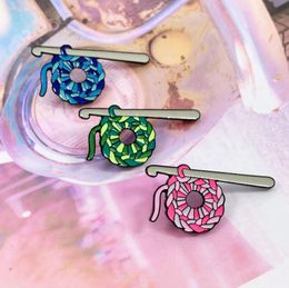 Cute Lollipop Small Funny Enamel Brooches Pins for Women Girl Gift Christmas Demin Shirt Decor Brooch Pin Metal Kawaii Badge Jewellery