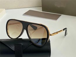 Neues Modedesign für Herren, Pilotensonnenbrille ENDUVR, Metalldesign, Modestil, mehrfarbiger Rahmen, UV 400-Brillenetui