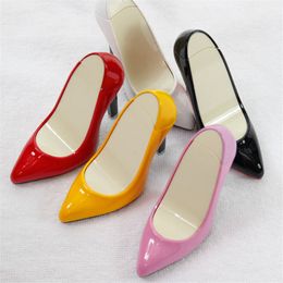 Funny Creative Compact Jet Butane Lighter Iated Gas Decorate High Heels Lighter Bar Cigarette Accessories NO GAS