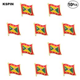 Grenada Flag Lapel Pin Flag badge Brooch Pins Badges 10Pcs a Lot
