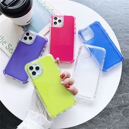 Transparent Shockproof Acrylic Hybrid Armour Hard Back Case Cover for iPhone 11 Pro Max Full Body 3 in 1 Protective Cases