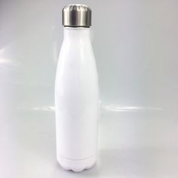 -Fai da te di sublimazione 17 once Cola bottiglia di acqua dell'acciaio inossidabile bottiglia di figura doppia parete isolata Cola bicchiere migliore per personalizzare