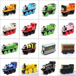 Diecast Model Cars Original StylesFriends Wooden Small Trains Cartoon Toys Woodens Trainss & Car Toy Give your child gift Best quality
