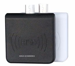 W65A Micro USB RFID Android Reader 14443A Smart Reader and Writer IC Card HF RFID Reader Writer for Android mobile Phone Bank system+SDK