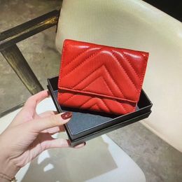 Italy Classic Fashion Cute 474802 Marmont Short Wallet Women Coin Purse Pouch Real Leather Woman Wallets Main Credit Card Holders Clutch