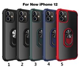TPU+PC 2 in 1 Mobile Phone Case for For iPhone 12 PRO MAX with Rotating Ring Bracket Magnetic Phone Holder Stand