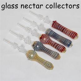 Glass NC Kit with Ti/Quartz Tips Hookahs Dab Straw Oil Rigs smoking accessories Reclaim Catchers ash catcher