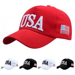 hot Women's baseball hat American Flag Hat summer Festive adult USA duck tongue hat Party Hats 3 Colour T2C5253