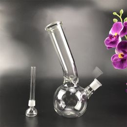 7.5 Inch glass water bongs Clear dab rig Hookahs mini pipe with 14mm downstem bowl