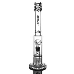 Hookahs hot bong Glass Water Bongs Honeycomb straight clear drips mouth ice-catches pipe 18.8mm bowl 17.5"