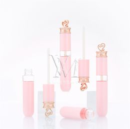 3.5ml Square 5ml Round Empty Lip Gloss Plastic Box Containers Pink Lipgloss Tube Heart-shaped Container Mini Lip Gloss Split Bottle