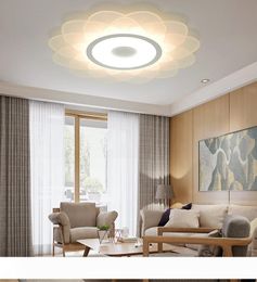 -Wohnzimmer Kronleuchter Licht moderne minimalistische Acryl -LED -Deckenleuchten Schlafzimmer Anh￤ngerlampen