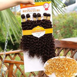 factory african american Micro weaves high quality 18inch afro curly perruques tressées synthetic braids extensions Xpression Braiding