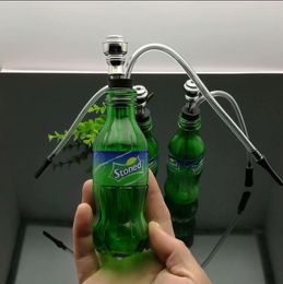 -nouvelle Europe et le tuyau Americaglass barboteur fumant eau Pipe en verre bouteille d'eau de neige en verre vert bong