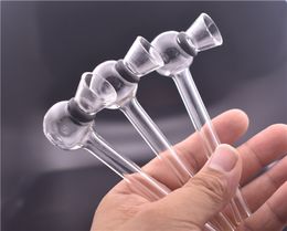 2 in 1 Glass Oil Burner Pipe Pyrex Glass Pipes Hand Smoking Pipes For Smoking Accessories Tobacco Tool