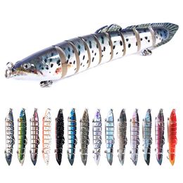 14cm 21.4g Sinking Wobblers 9 Segments Fishing Lures Multi Jointed loach Swimbait Hard Bait Fishing Tackle Bass Pike Carp Isca