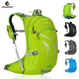 ANMEILU 20L Bicycle Backpack,Moutain Hiking Climbing Bag,Bike Rucksack with Rain Cover,Waterproof Cycling Backpack No Water Bag MX200717