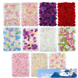 40*60cm New Wedding High-density Flower Wall with Stand Colourful Flower Frame For Wedding Party Decoration Supplies Can Customised