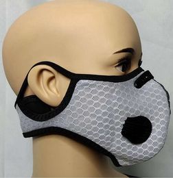11color Cycling Face Mask Activated Carbon with Philtre PM2.5 Anti Dust Masks Sport Running Training Protection Earhook Dust Mask GGA3607-7