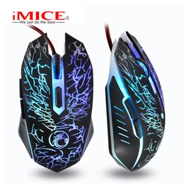 iMICE X5 Wired Gaming Mouse 6 Buttons 2400DPI Optical Professional Mouse Gamer Computer Mice for PC Laptop