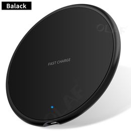 10W Fast Wireless Charger Qi Wireless Charging Pad For Samsung S10 Huawei P30 Pro Phone Charger Adapter