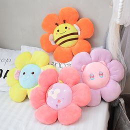 Ins hot High quality Cute animal cushion elephant/bee/bear Student Office stuffed Flower Cushion Cartoon Chair Mat birthday gift