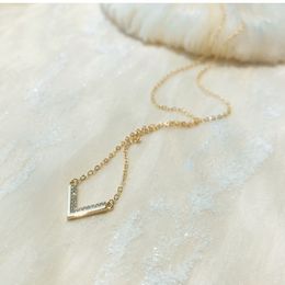 Small V -Shaped Basic Necklace With Other Styles To Match The Mix Of Simp