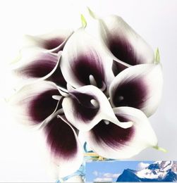 Mini Calla Lily For Wedding Bouquet Artificial Flower Real Touch For Home Wedding Party Free Shipping HP008