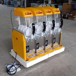 Ice Slusher 4 Tanks Slush machine 48L Smoothies Granita Machine 1500W Snow Melting machine Slushing maker Ice cream