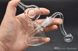 Mini glass bubbler pipe high quality new design WATER PIPE BONG thick pyrex glass bong mini oil rig bong free shipping