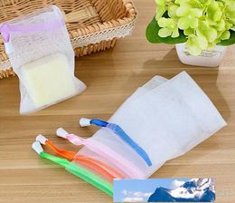 Soap Bag Foam Mesh Soaped Glove for Foaming Cleaning Bath Soap Net Bathroom Cleaning Gloves Mesh Bath Sponges215n
