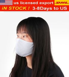 Huge stock!DHL Free Shipping!Ice silk Face Mask Anti-dust Mouth Mask for Cycling Camping Travel,100% Cotton Washable Reusable Cloth Masks
