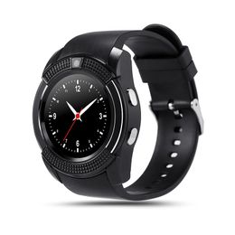 V8 Smart Watch Good sound quality Bluetooth Wristband Band With Sleep monitoring camera control Full Circle Display v8 Smartwatch Bracelet