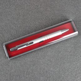 Clear Transparent Pencil Cases with Red Color Bottom Plastic Pen Packing Boxes Wholesale Gift Boxes WB2257