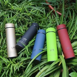 500ml Travel Mug Stainless Steel Tea Infuser Bottle life Portable Water Bottle with Strainer Coffee Tumbler