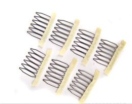 Wig clip six teeth for wig cap and wig making comb hair extension tool 100 pcs free ship