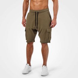 Summer Cargo Shorts Men Casual Workout Military Mens Shorts Multi-pocket knee-length Short camo Pants Men