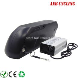 EU US no taxes Lithium ion 48V 11.6Ah tiger shark down tube Li-ion electric bicycle battery for fat tire bike with charger