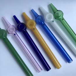 DHL FREE Glass Hand Pipes 15.5cm oil burner glass pipes glass oil tube pipes UD urban dabs smoking pipe Smooth Hit