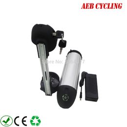 For fat Tyre bike bottle down tube 36V 11.6Ah high power Li-ion ebike battery with charger for city folding
