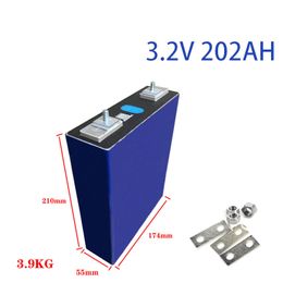 16pcs lifepo4 3.2v 202Ah lithium battery no 200Ah for diy 72v AGV Electric vehicle inverter RV